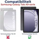 Buddi Zuna Samsung Galaxy Tab A9 Plus Hoes met Toetsenbord Book Case Zwart afbeelding 2