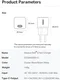 Baseus GaN5S USB-C Snellader 20W Power Delivery Adapter Zwart afbeelding 11