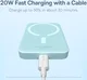 Baseus Mini 6.000 mAh Powerbank Compact met MagSafe Blauw 20W afbeelding 5