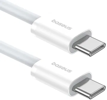 Baseus Superior Series 2 USB-C naar USB-C Kabel 30W 2 Meter Wit