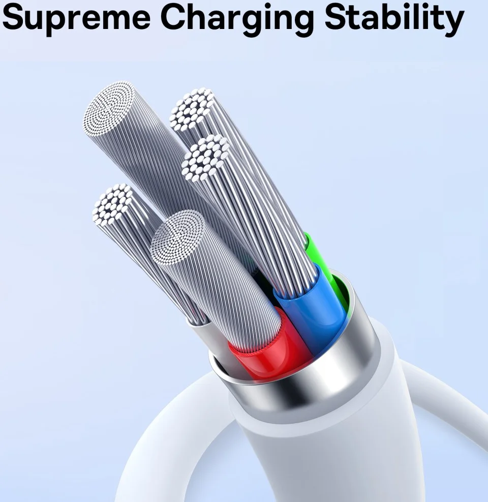 Baseus Superior Series 2 USB-C naar USB-C Kabel 30W 2 Meter Wit afbeelding 5