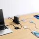 Baseus Free2Draw Oprolbare USB-C naar USB-C Kabel 100W PD 1M Zwart afbeelding 4