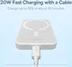 Baseus Mini 6.000 mAh Powerbank Compact met MagSafe Wit 20W afbeelding 5