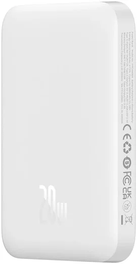 Baseus Mini 6.000 mAh Powerbank Compact met MagSafe Wit 20W afbeelding 9