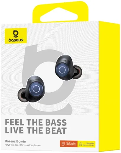 Baseus Bowie MA20 Pro TWS Headset Draadloze Bluetooth Oordopjes Zwart afbeelding 11