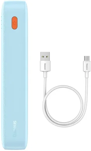 Baseus Airpow 20.000 mAh Powerbank Fast Charge 20W Blauw afbeelding 2
