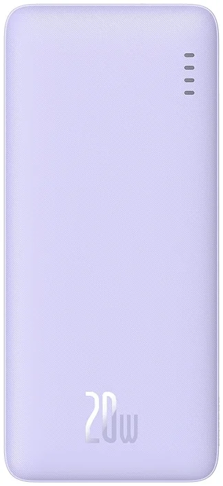 Baseus Airpow 20.000 mAh Powerbank Fast Charge 20W Paars afbeelding 1