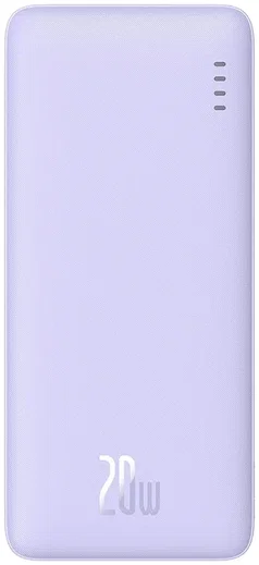 Baseus Airpow 20.000 mAh Powerbank Fast Charge 20W Paars afbeelding 1