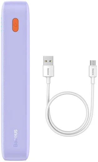 Baseus Airpow 20.000 mAh Powerbank Fast Charge 20W Paars afbeelding 2
