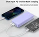 Baseus Airpow 20.000 mAh Powerbank Fast Charge 20W Paars afbeelding 6