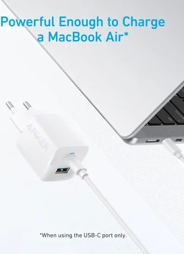 Anker 323 (33W) USB-A/USB-C Snellader Power Delivery Wit afbeelding 5