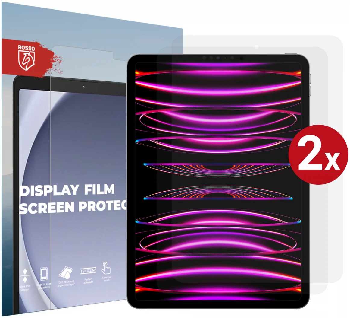 Rosso iPad Pro 12.9 Screen Protector Ultra Clear Folie Duo Pack afbeelding 1