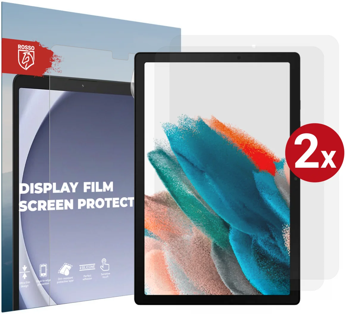 Rosso Samsung Tab A8 Screen Protector Ultra Clear Folie Duo Pack afbeelding 1