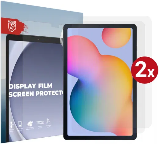Rosso Samsung Tab S6 Lite Screen Protector Ultra Clear Folie Duo Pack afbeelding 1