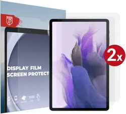 Rosso Samsung Tab S7+ / S7 FE / S8+ Screen Protector Ultra Clear Folie Duo Pack afbeelding