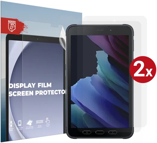 Rosso Samsung Tab Active 3 Screenprotector Ultra Clear Folie 2-Pack afbeelding 1