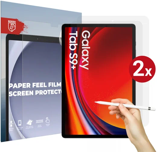 Rosso Samsung Galaxy Tab S10+ / S9+ / S9 FE+ Screen Protector Paper Feel 2-Pack afbeelding 1