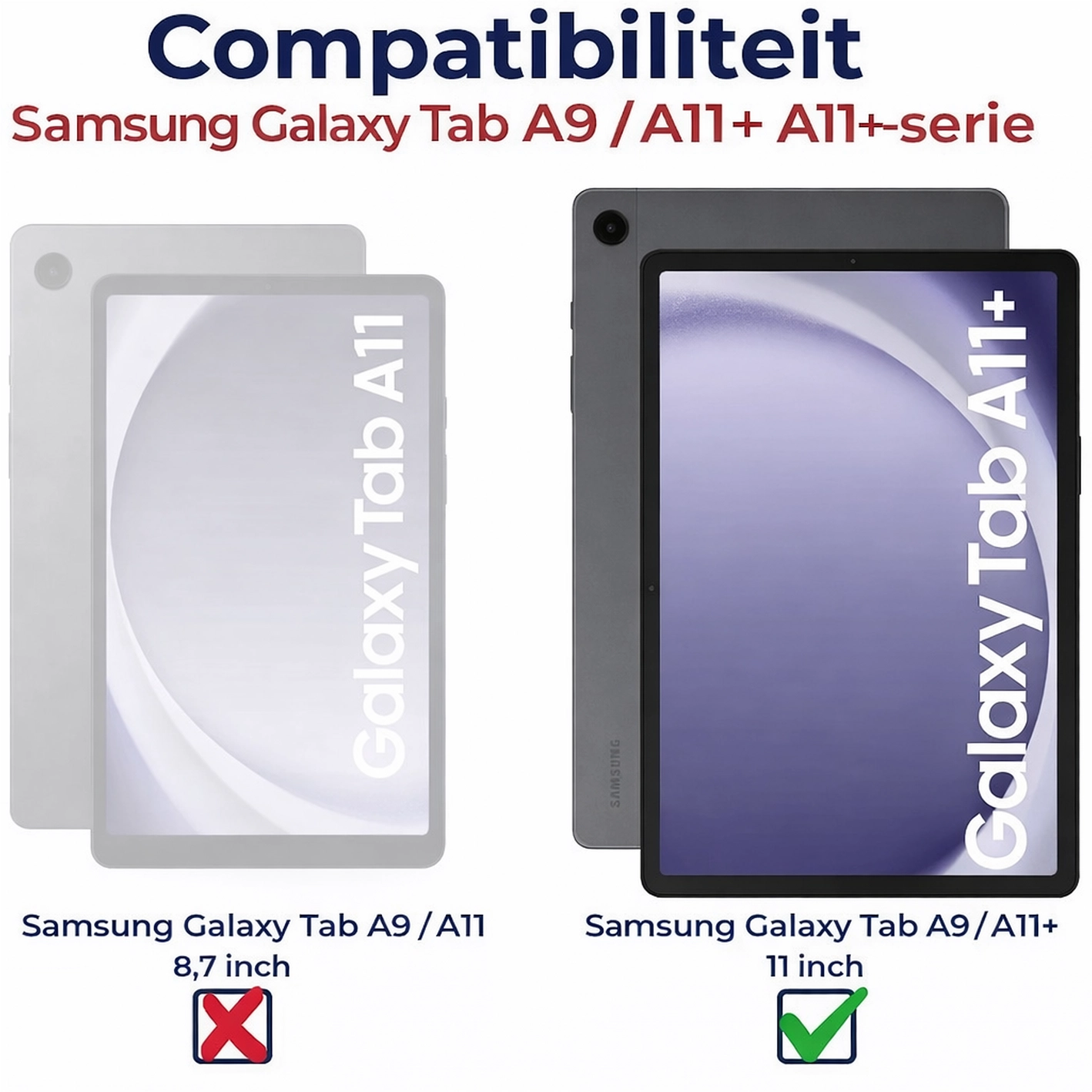 Rosso Samsung Tab A11 Plus / Tab A9 Plus Screen Protector Paper Feel Folie 2Pack afbeelding 6