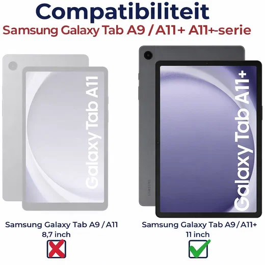 Rosso Samsung Tab A11 Plus / Tab A9 Plus Screen Protector Paper Feel Folie 2Pack afbeelding 6