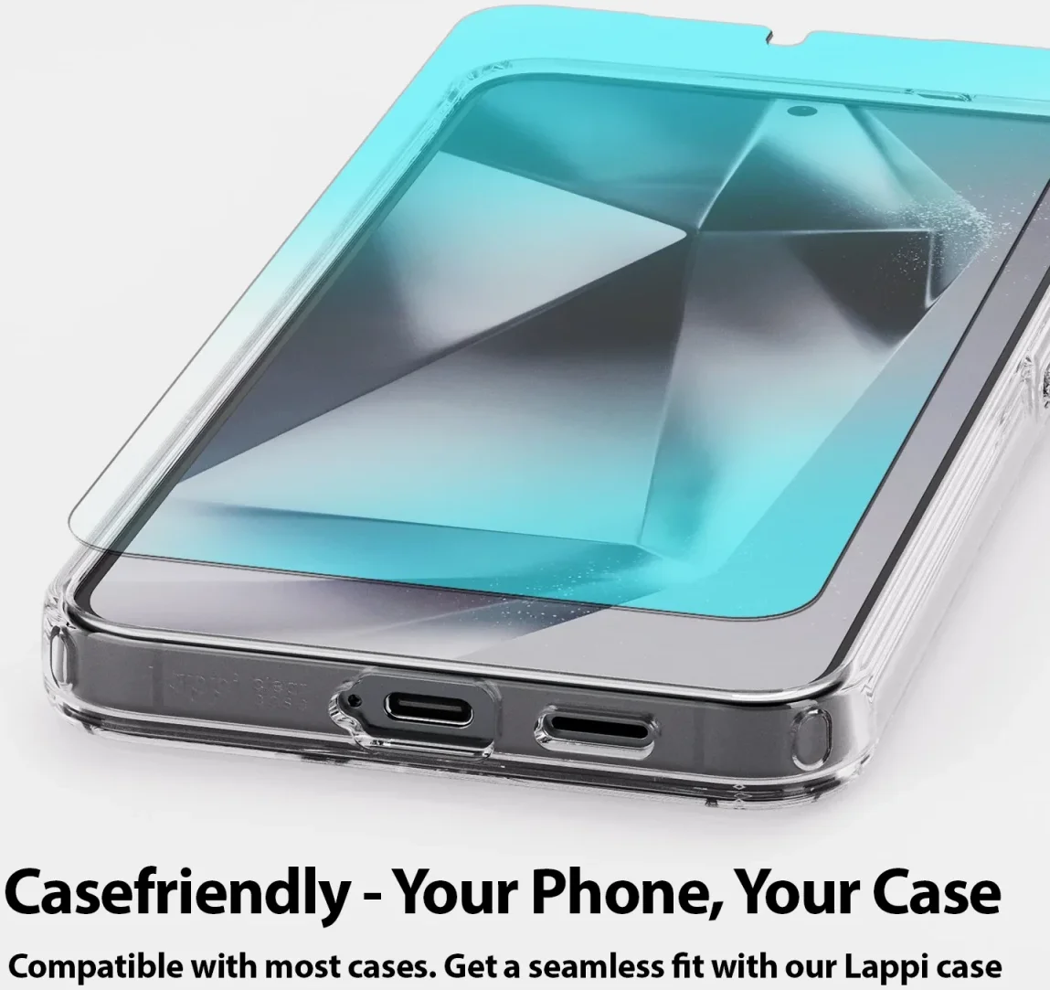 Whitestone Dome Glass Samsung Galaxy S24 Screen Protector 2-Pack afbeelding 5