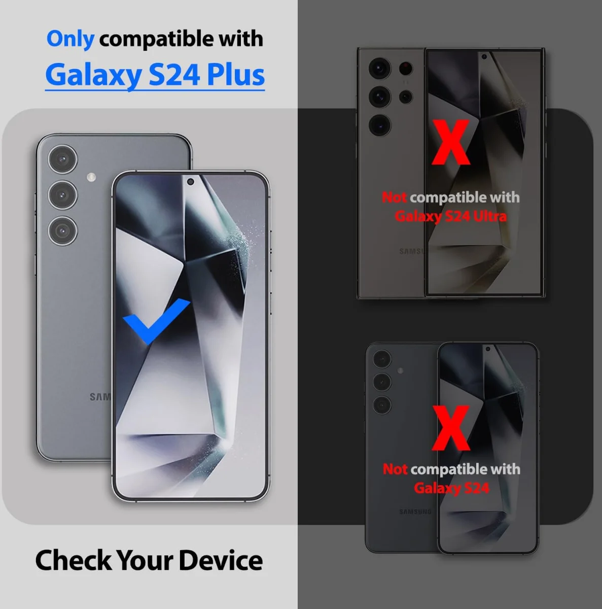 Whitestone UV Gen Samsung Galaxy S24 Plus Screen Protector (2-Pack) afbeelding 8