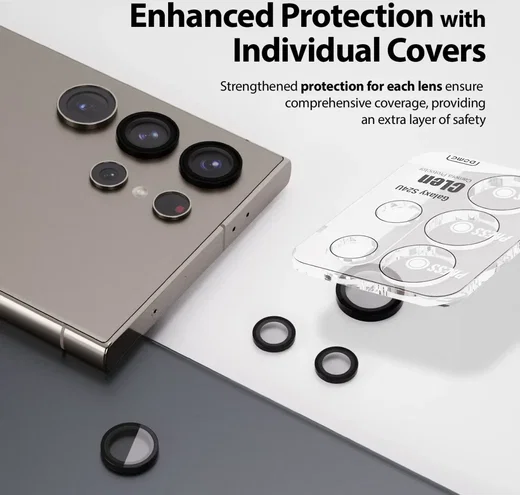 Whitestone Camera EZ Samsung Galaxy S24 Plus Camera Protector afbeelding 2