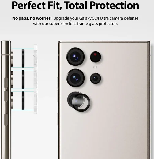 Whitestone Camera EZ Samsung Galaxy S24 Plus Camera Protector afbeelding 3