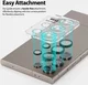 Whitestone Camera EZ Samsung Galaxy S24 Plus Camera Protector afbeelding 5