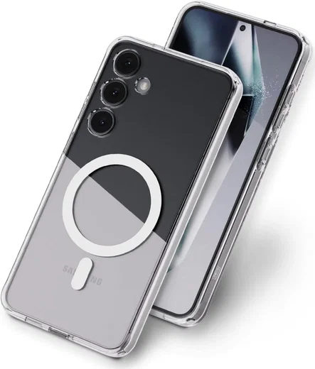 Whitestone Dome Samsung Galaxy S24 Plus Hoesje MagSafe Transparant afbeelding 1