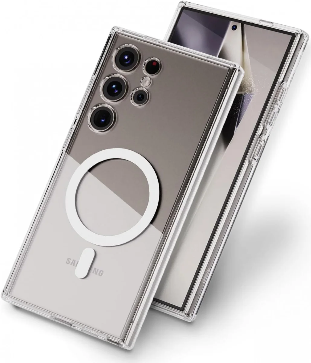 Whitestone Dome Samsung Galaxy S24 Ultra Hoesje MagSafe Transparant afbeelding 1
