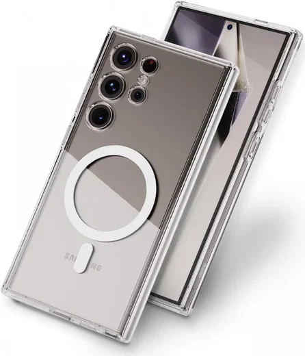 Whitestone Dome Samsung Galaxy S24 Ultra Hoesje MagSafe Transparant afbeelding 1