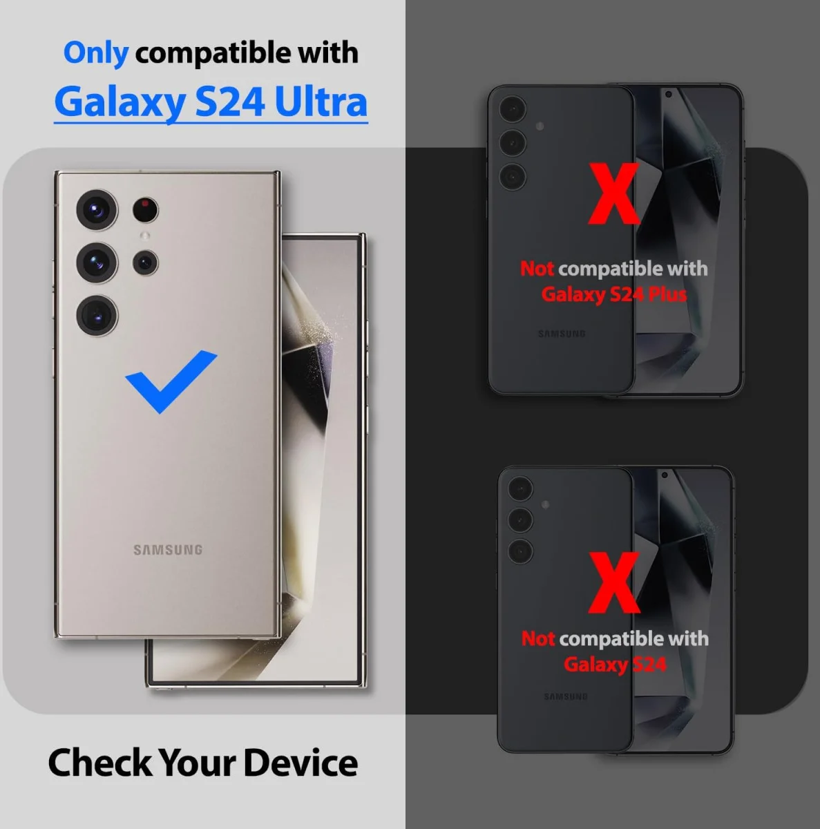 Whitestone Dome Samsung Galaxy S24 Ultra Hoesje MagSafe Transparant afbeelding 5