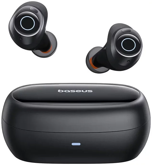 Baseus Bowie MA20 Draadloze Bluetooth Oordopjes Noise Cancelling Zwart afbeelding 1