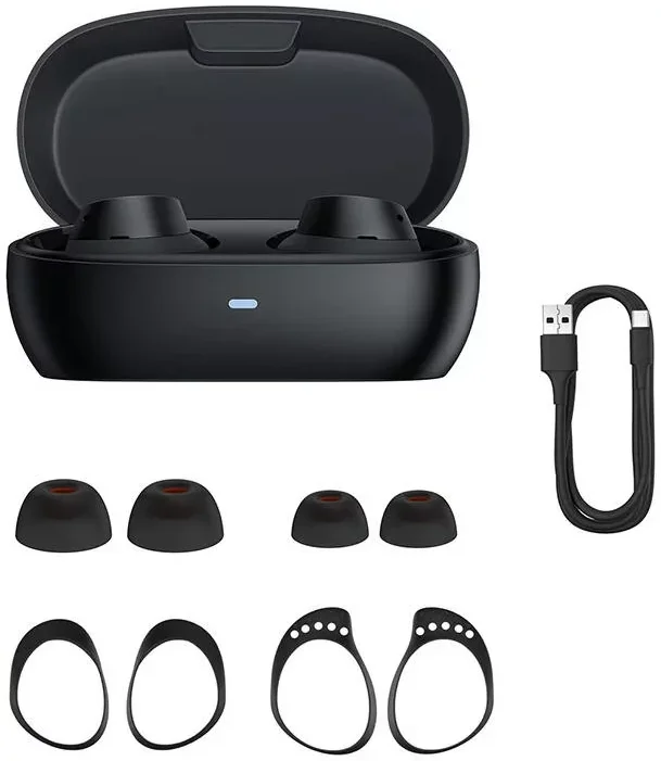 Baseus Bowie MA20 Draadloze Bluetooth Oordopjes Noise Cancelling Zwart afbeelding 15