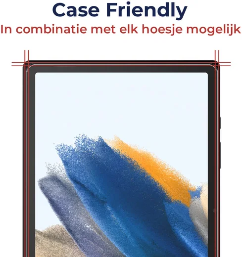 Rosso Samsung Galaxy Tab A11 / Tab A9 Tempered Glass met Installatietray afbeelding 4