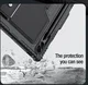 Nillkin Bumper Samsung Tab S10 Plus/S9 (FE)+ Toetsenbord Hoes met Slider Zwart afbeelding 4