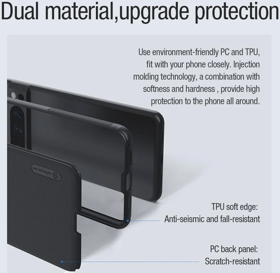 Nillkin Frosted Shield Google Pixel 8 Pro MagSafe Back Cover Zwart afbeelding 5