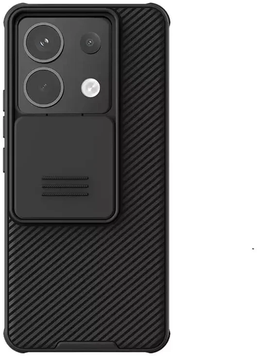 Nillkin Xiaomi Redmi Note 13 Pro 5G/Poco X6 Hoesje Camera Slider Zwart afbeelding 1