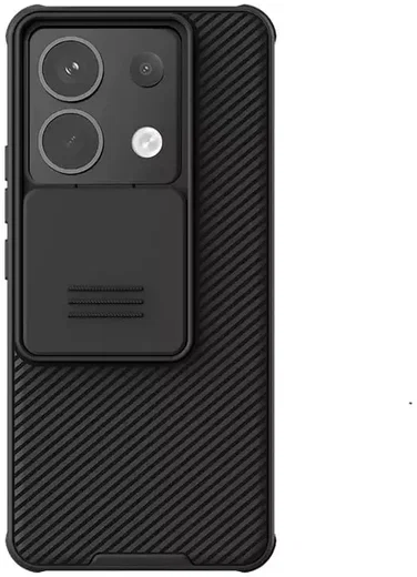 Nillkin Xiaomi Redmi Note 13 Pro 5G/Poco X6 Hoesje Camera Slider Zwart afbeelding 1