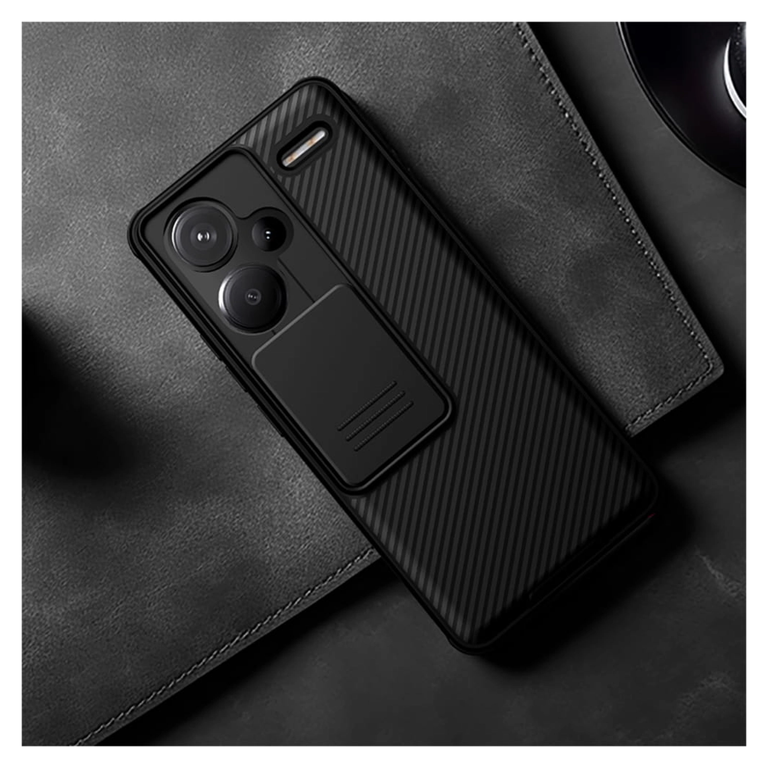 Nillkin CamShield Xiaomi Redmi Note 13 Pro Plus Hoesje Slider Zwart afbeelding 6