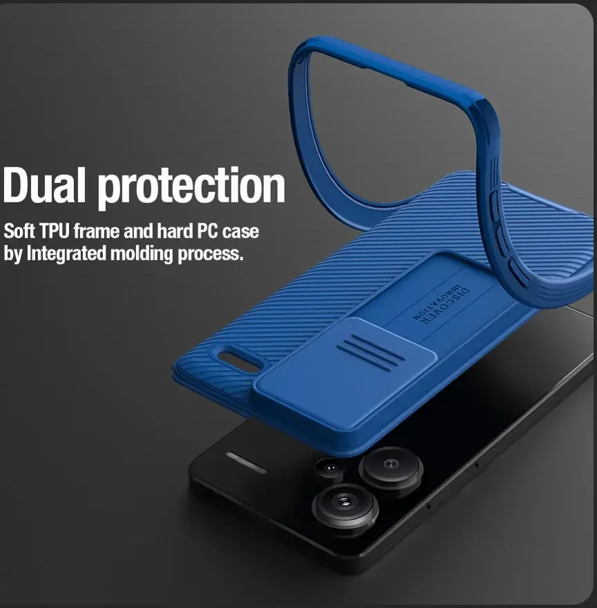 Nillkin CamShield Xiaomi Redmi Note 13 Pro Plus Hoesje Slider Zwart afbeelding 7