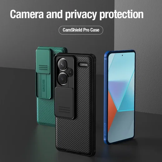 Nillkin CamShield Xiaomi Redmi Note 13 Pro Plus Hoesje Slider Groen afbeelding 4