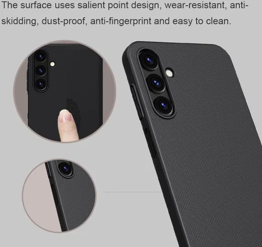 Nillkin Super Frosted Shield Samsung Galaxy A15 Hoesje Zwart afbeelding 7