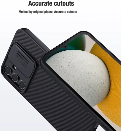 Nillkin CamShield Samsung Galaxy A15 Hoesje met Camera Slider Zwart afbeelding 15