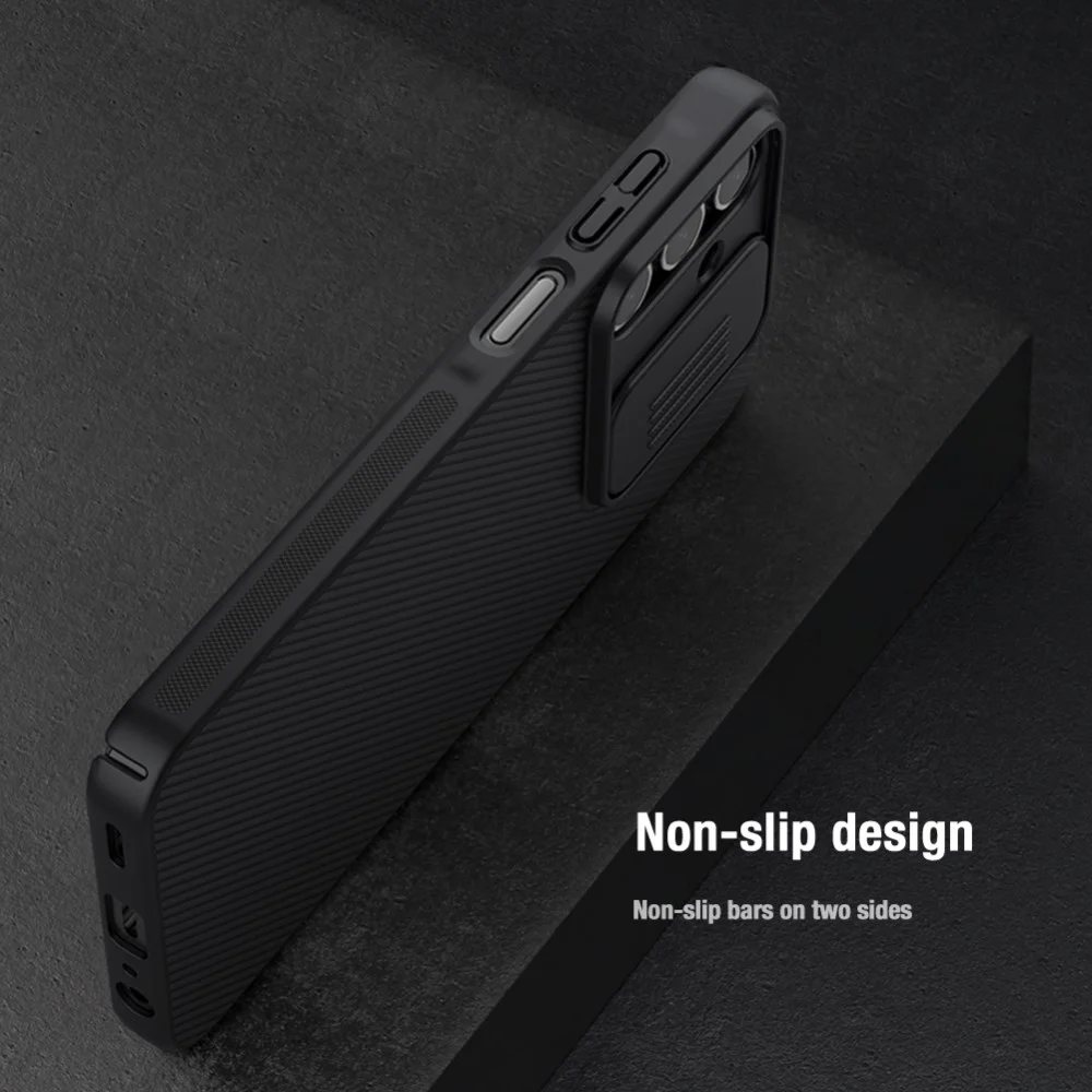 Nillkin CamShield Samsung Galaxy A15 Hoesje met Camera Slider Zwart afbeelding 16
