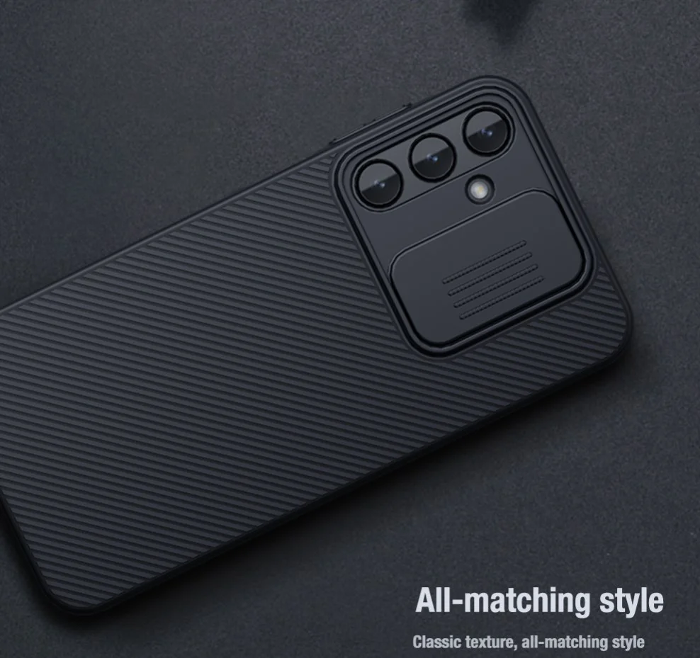 Nillkin CamShield Samsung Galaxy A15 Hoesje met Camera Slider Zwart afbeelding 6