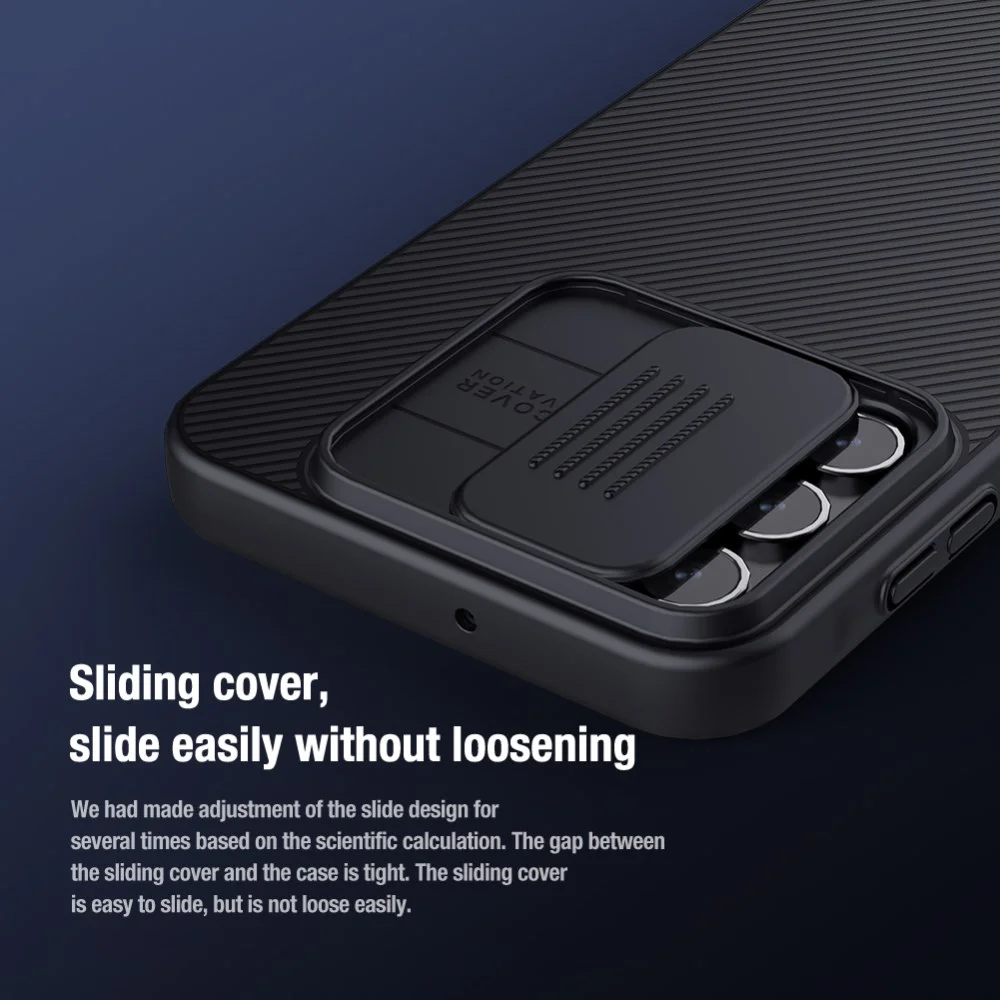 Nillkin CamShield Samsung Galaxy A15 Hoesje met Camera Slider Zwart afbeelding 8