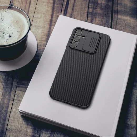 Nillkin CamShield Samsung Galaxy A15 Hoesje met Camera Slider Zwart afbeelding 9