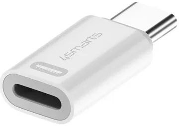 4smarts Apple USB-C naar Apple Lightning Adapter 27W PD Wit (2-Pack)