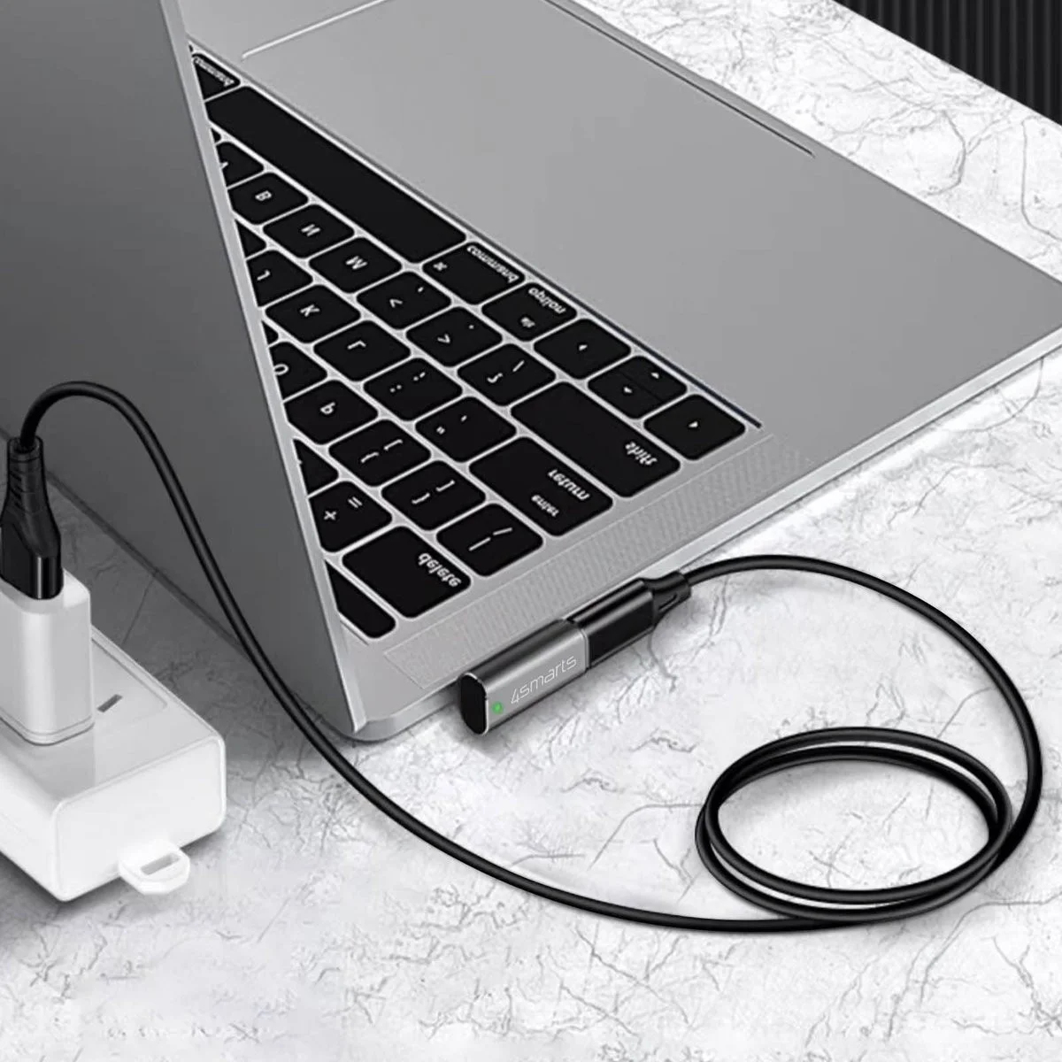 4smarts USB-C naar MagSafe 2 Adapter 100W PD MacBook Pro/Air Grijs afbeelding 6